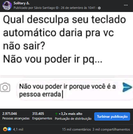 Resultados da Postagem em Solitary